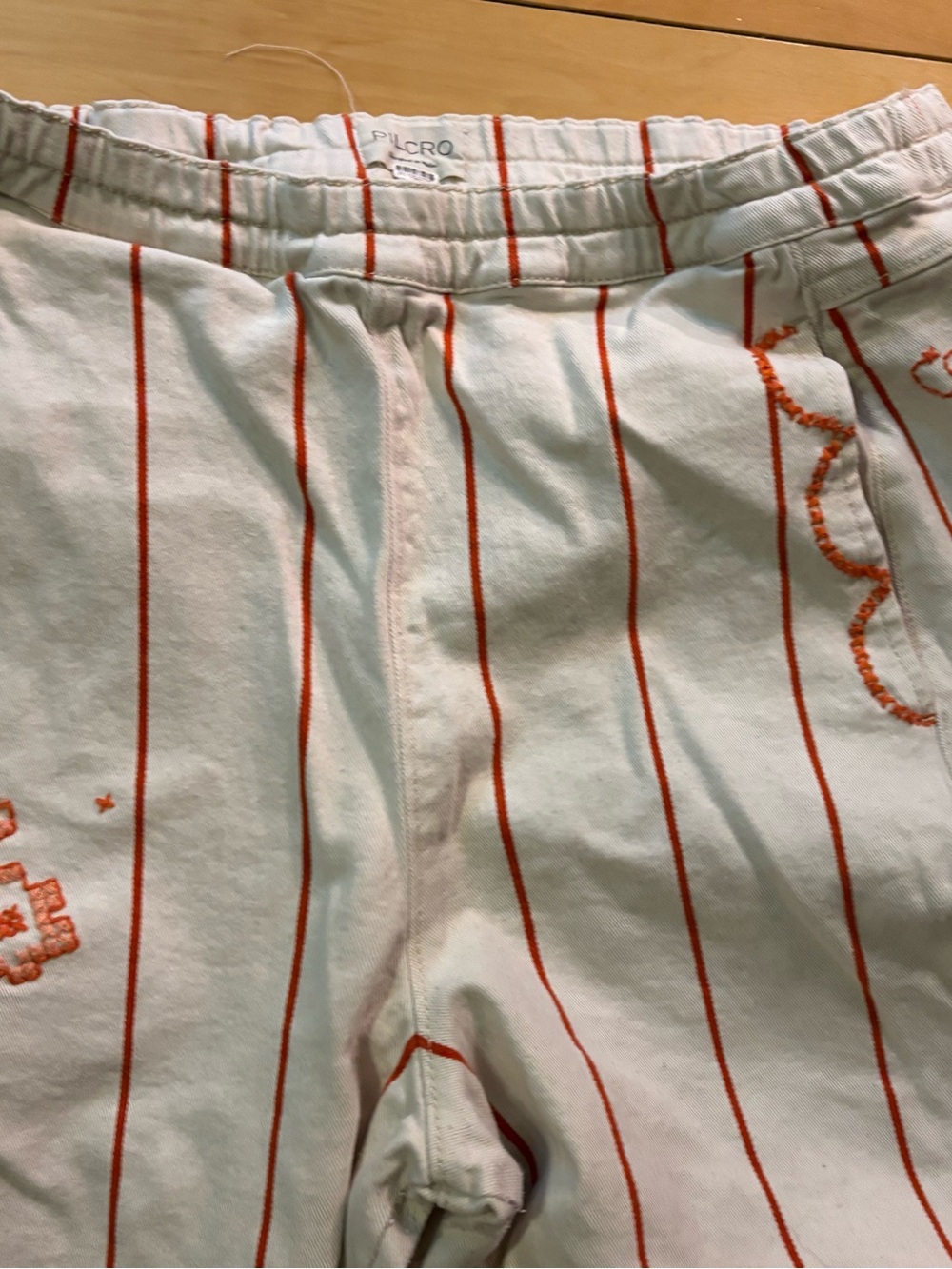 Anthropologie Pilcro Izzie pull on barrel pants striped edition XL - Picture 7 of 12